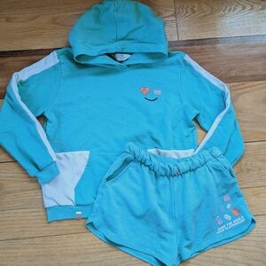 LEGO H&M Hoodie Shorts Outfit Sz10
